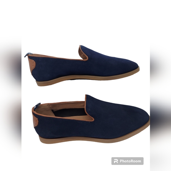 H By Hudson Parker Navy Suede Loafers Men's Size 43 (U.S. 10) - Picture 5 of 12